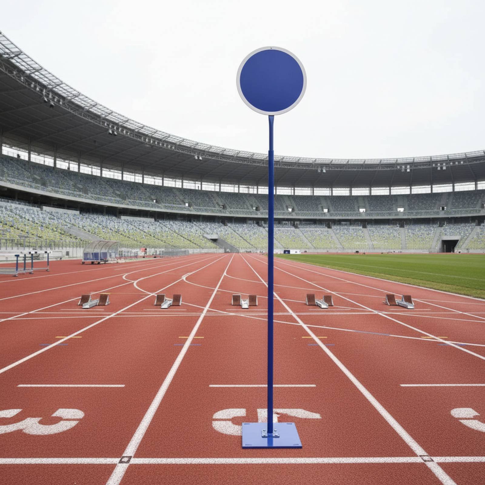 Sports Equipment With A - منصة بدء السباقات الرياضية المضادة للانزلاق،