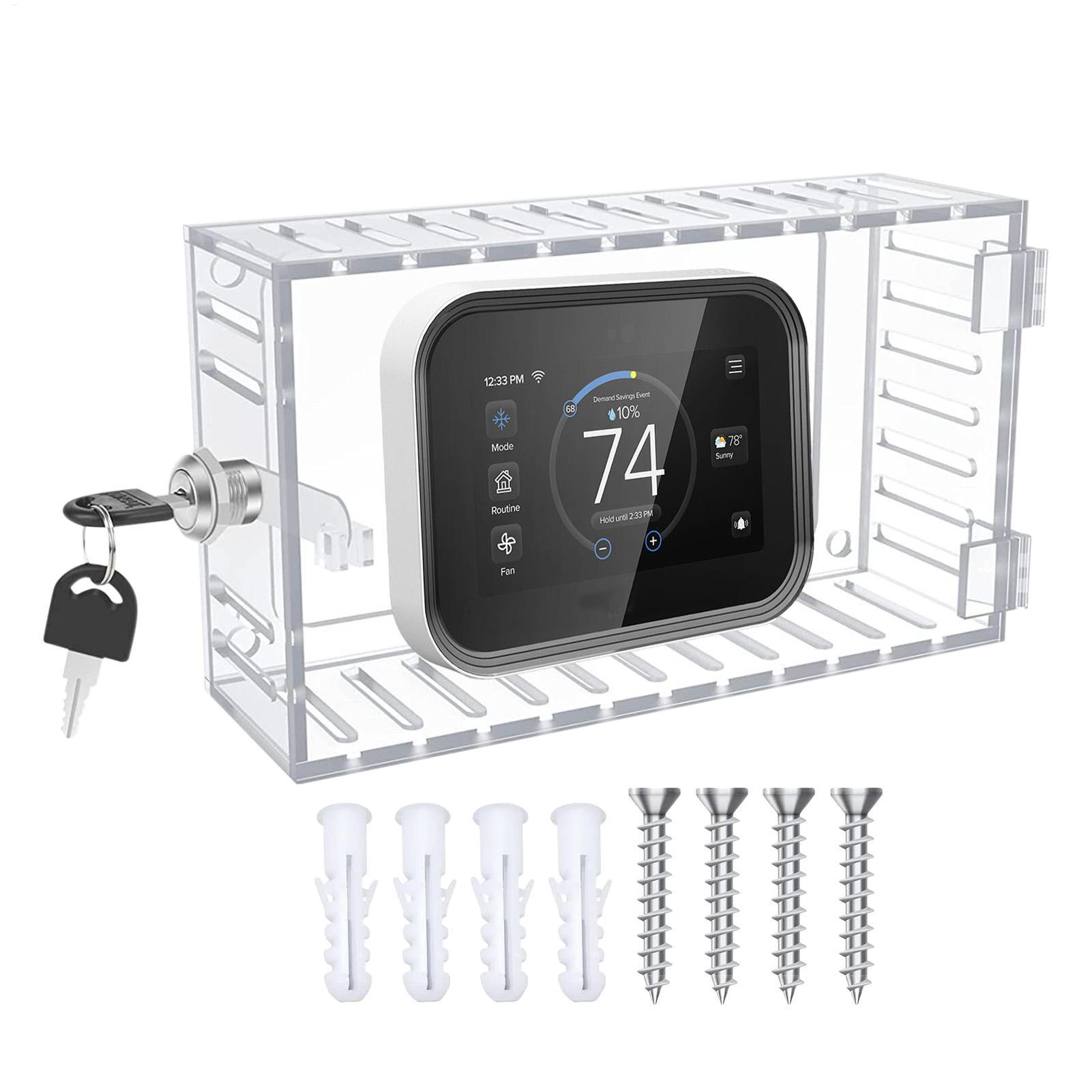 صندوق قفل الترموستات الشفاف ال - مراجعة Sports Equipment Organizer Garage وسعره