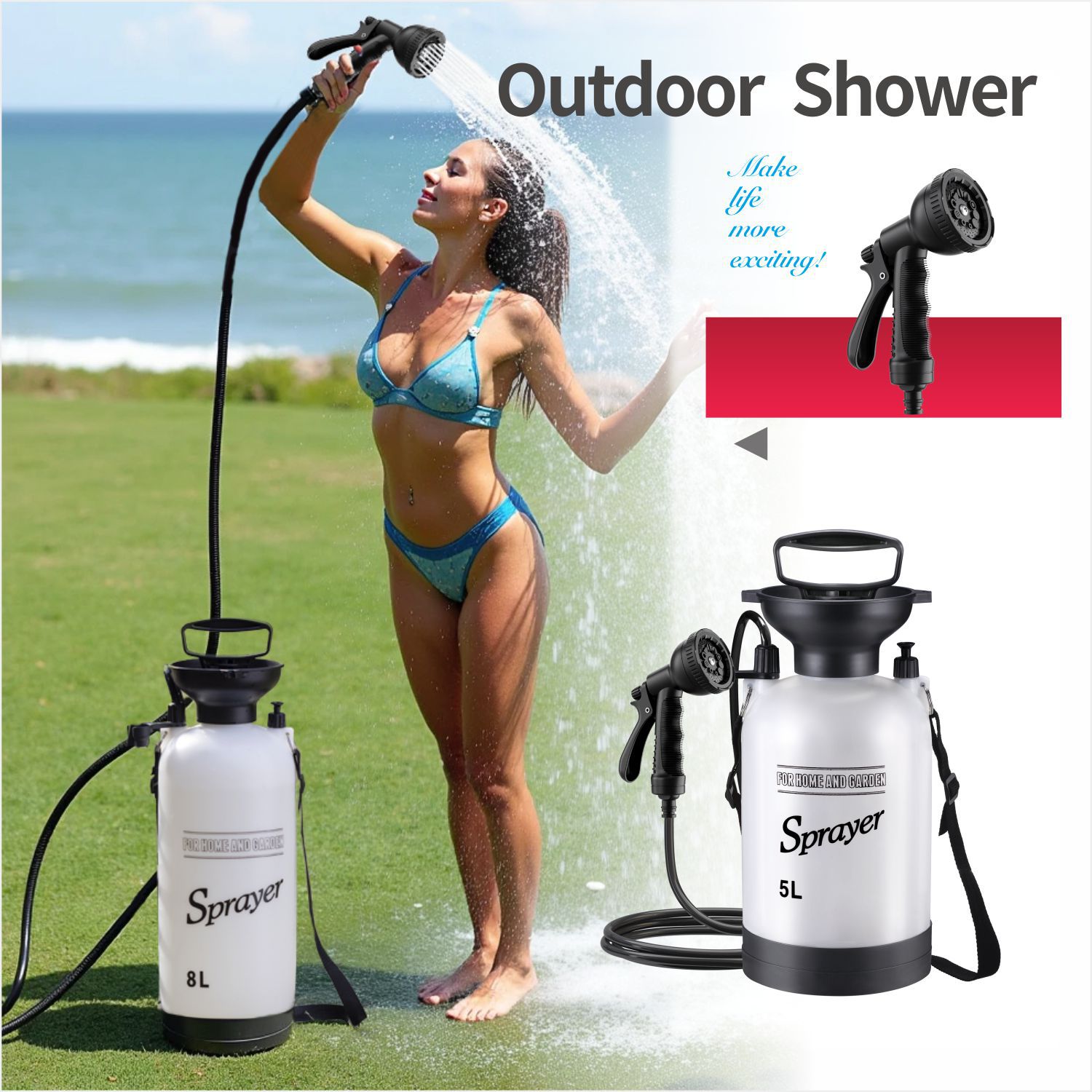 3/8L بخاخ ضغط اليد حديقة المنز - مراجعة Sports Equipment Disinfectant Spray وسعره