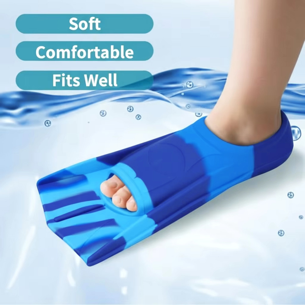 سيليكون السباحة الزعانف غص زعا - مراجعة Swim Fin Short Blade وسعره