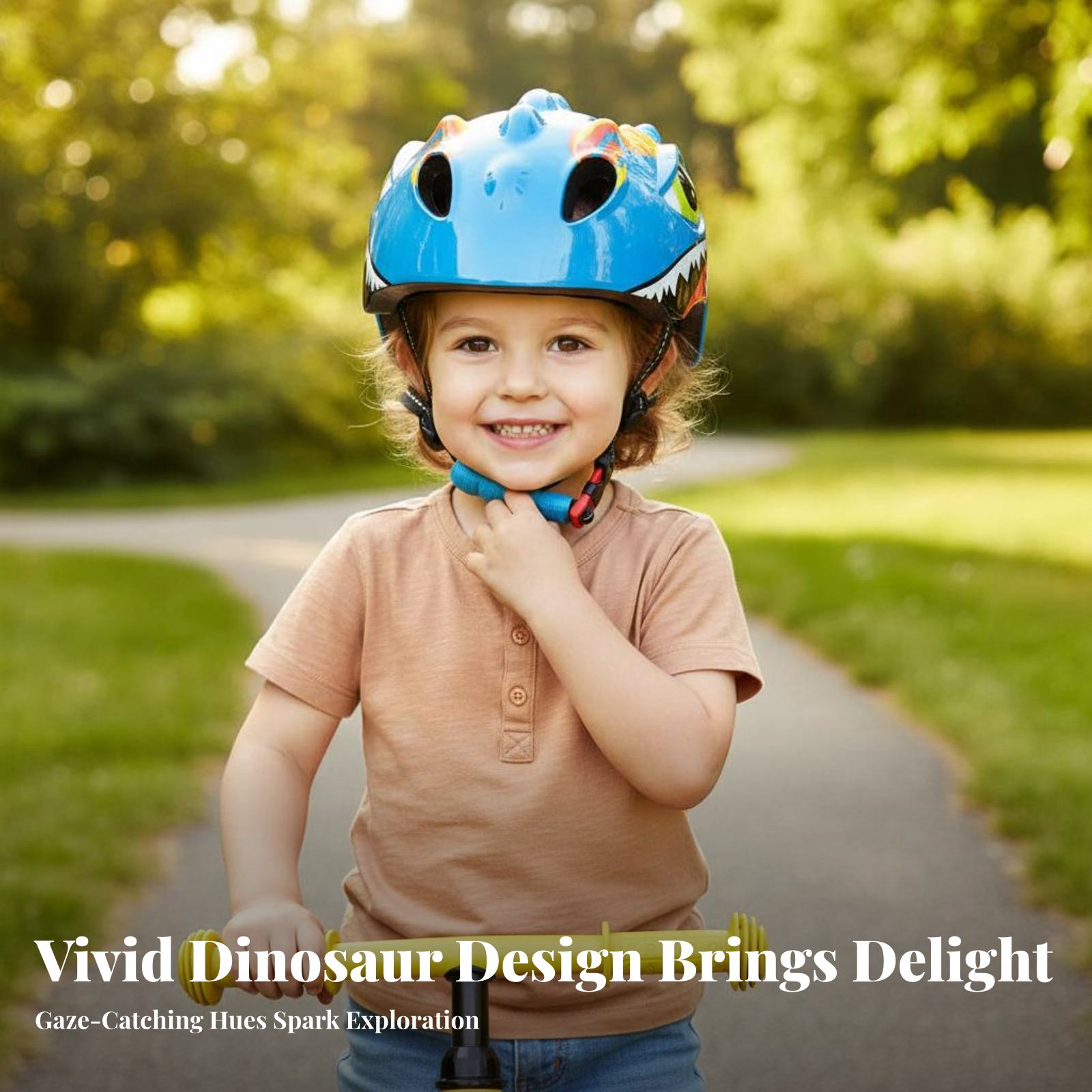 خوذة دراجة للأطفال بتصميم دينا - مراجعة Sports Equipment For Kids وسعره