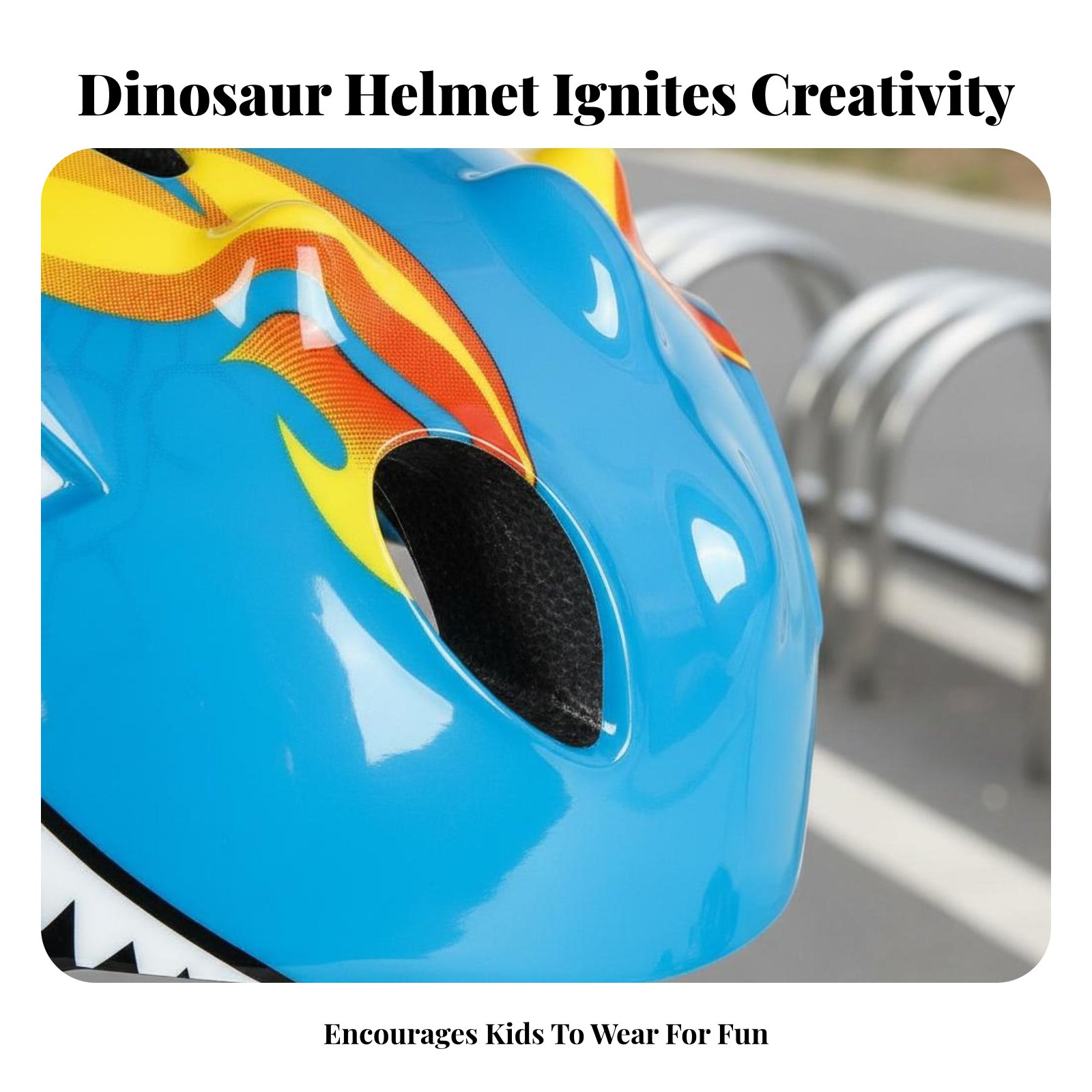 خوذة دراجة للأطفال بتصميم دينا - مراجعة Sports Equipment For Kids وسعره