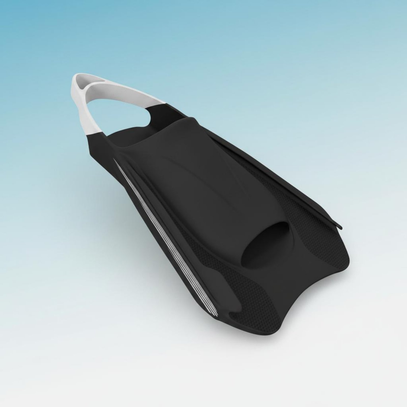 زعانف سباحة سيليكون مرنة قصيرة - مراجعة Swim Fin Short Blade وسعره