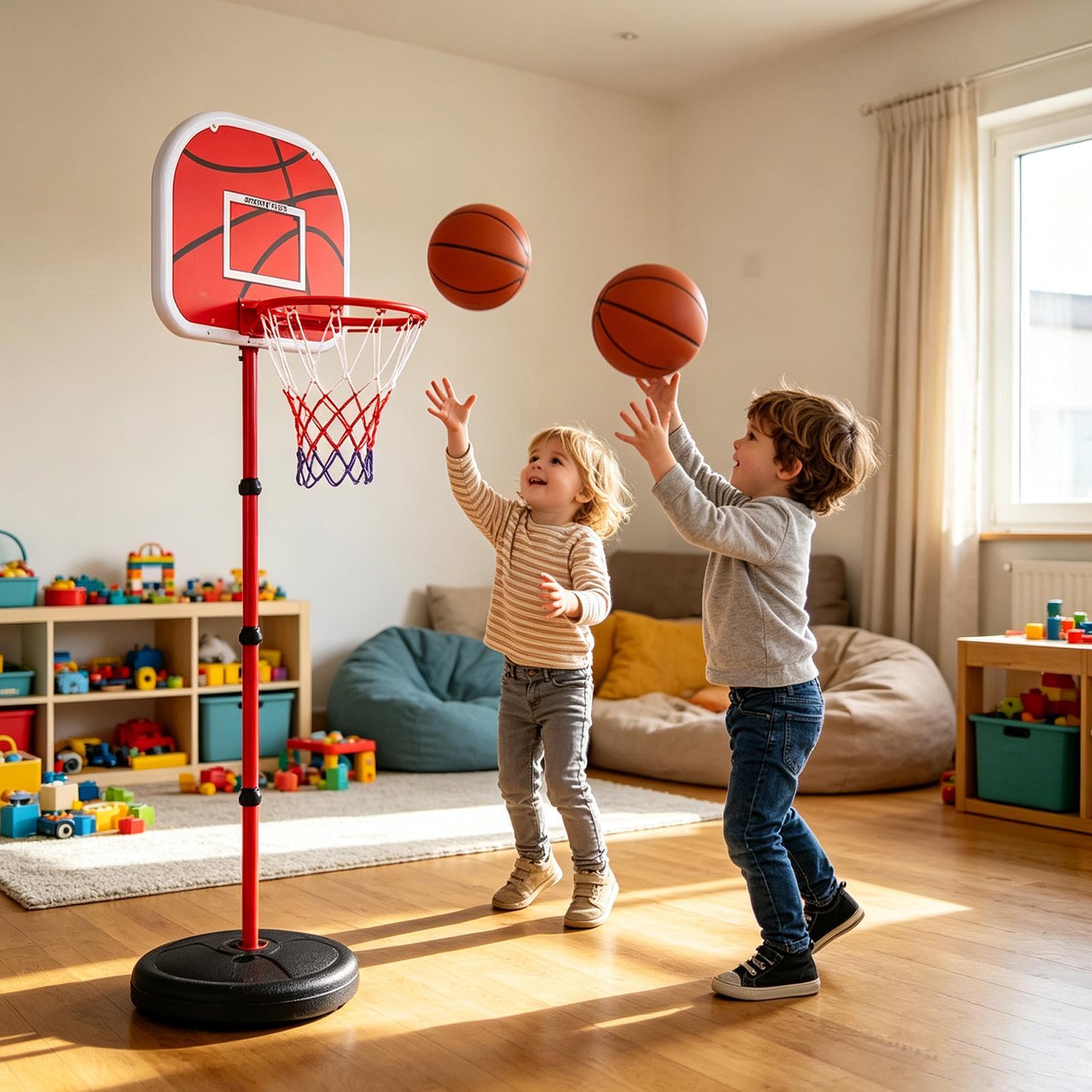 حامل كرة السلة للأطفال مع 3 كر - مراجعة Sports Equipment For Kids وسعره