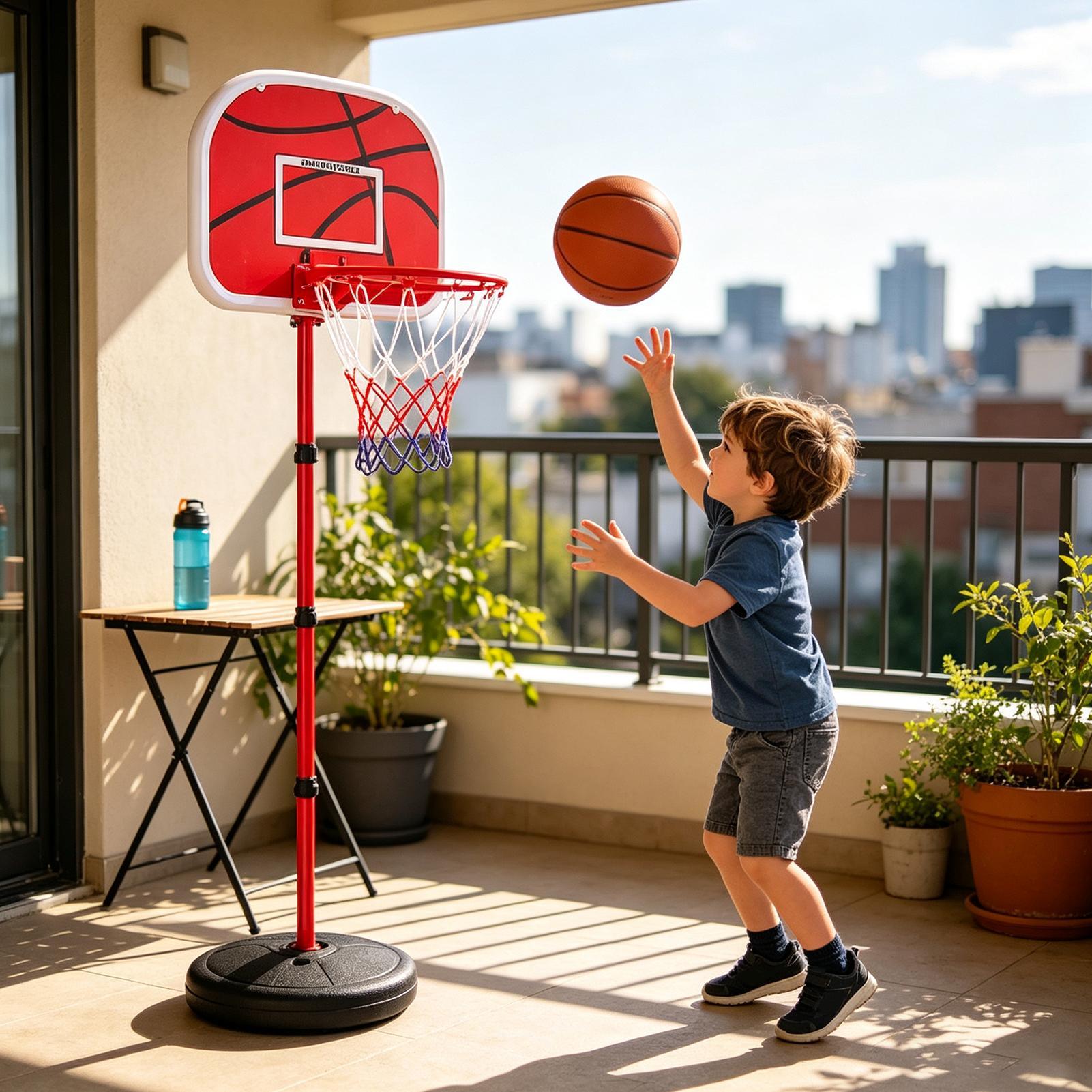 حامل كرة السلة للأطفال مع 3 كر - مراجعة Sports Equipment For Kids وسعره
